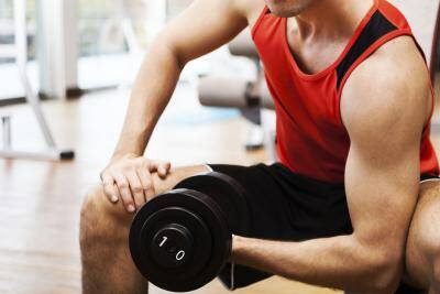 Does your elbow hurt when you are working out?